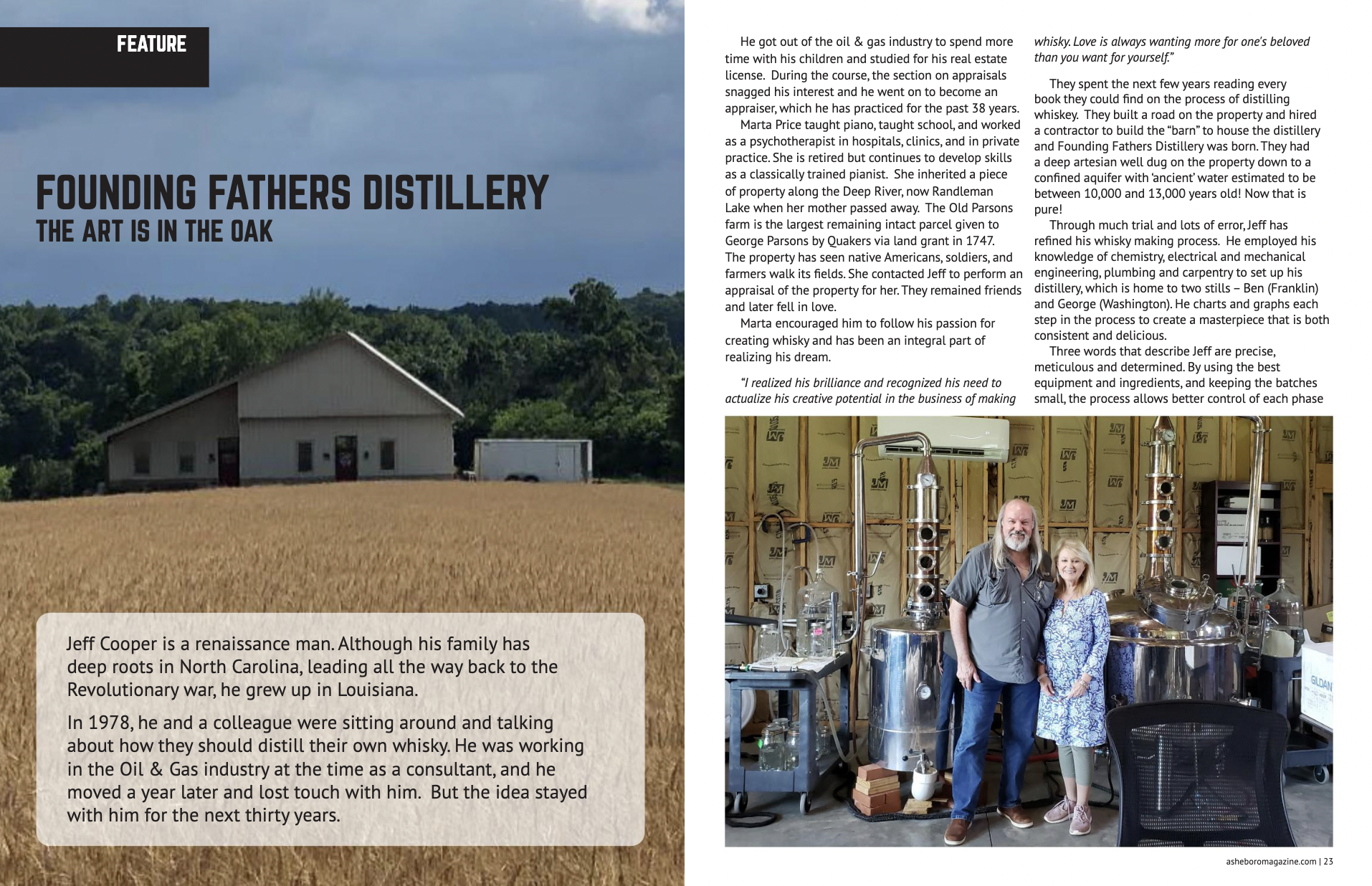 The Distillery — Founding Fathers Distillery, LTD.